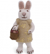 Handgefertigter Mädchen Osterhase aus Filz von Gry & Sif - Perfekte Osterdekoration jetzt hier online bestellen